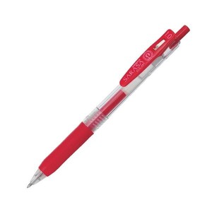 【ゼブラ】 サラサクリップ　1.0mm　 赤 　1本入 　P-JJE15-R ジェルボールペン