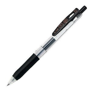 【ゼブラ】 サラサクリップ　0.3mm　 黒 1本入 　P-JJH15-BK ジェルボールペン