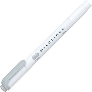 【ゼブラ】 マイルドライナー マイルドグレー 1本入 P-WKT7-MGR ラインマーカー マイルド色