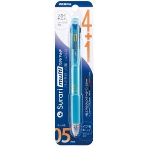 【ゼブラ】 スラリマルチ0．5 ライトブルー 1本入 P-B4SAS11-LB 油性ボールペン