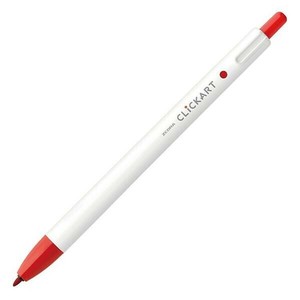 【ゼブラ】 クリッカート 赤 WYSS22-R 水性ペン ノック式