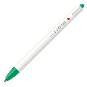 【ゼブラ】 クリッカート 緑 WYSS22-G 水性ペン ノック式