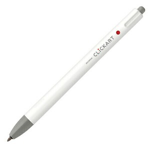 【ゼブラ】 クリッカート グレー WYSS22-GR 水性ペン ノック式