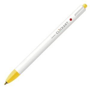 【ゼブラ】 クリッカート 黄 WYSS22-Y 水性ペン ノック式
