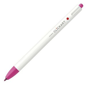【ゼブラ】 クリッカート チェリーピンク WYSS22-CHP 水性ペン ノック式