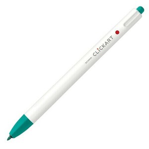 【ゼブラ】 クリッカート ブルーグリーン WYSS22−BG 水性ペン ノック式