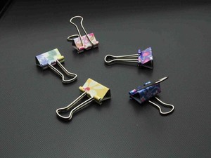 【ソニック】 花柄ダブルクリップ 小 15個入 GP-472