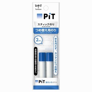 【トンボ鉛筆】 スティック糊 詰め替え 消えいろピット ホソミ PR-PC2P