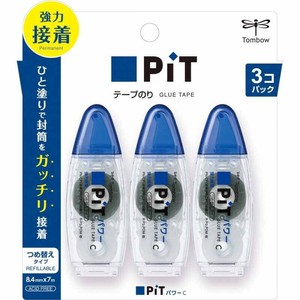 【トンボ鉛筆】 テープのり　ピットパワーC3Pパック HPA325