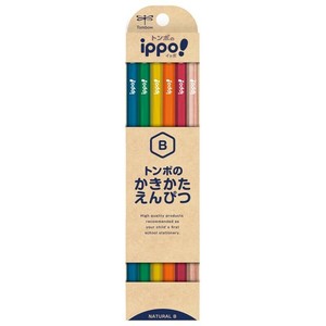 【トンボ鉛筆】 かきかた鉛筆 ナチュラル ＜B＞ KBKNN04B