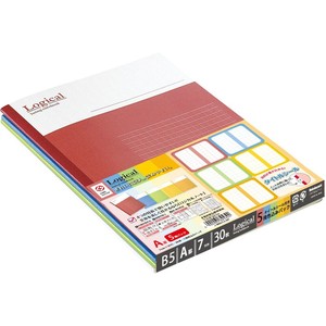【ナカバヤシ】 スイング ロジカルノート A罫 5冊パック ﾉB501A5P 束ノート 5冊セット 5冊組