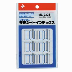 【ニチバン】 マイタック ラミネートインデックス 青 ML-232B
