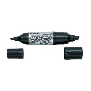 【パイロット】 油性ツインマーカーコイピタ 細太 黒 パック PMFN15KFB-B