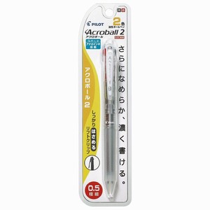 【パイロット】 2色油性ボールペン アクロボール2 0.5mm ノンカラー P-BKAB-30EF-NCC 透明 クリア
