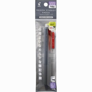 【パイロット】 フリクションシナジーノック 0.3mm レッド P-LFSK-13-R