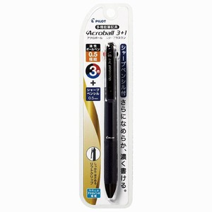 【パイロット】 多機能油性ボールペン アクロボール3+1 0.5mm ブラック P-BKHAB50EF-B