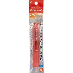 【パイロット】 油性ボールペン アクロボール150 0.5mm 赤 P-BAB15EF-RR