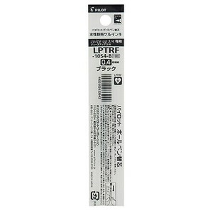 【パイロット】 ゲルボールペン 替え芯 ジュースアップ3＆4用 0.4mm 黒 LPTRF-10S4-B