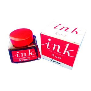 【パイロット】 一般書記用万年筆インキ 30ml レッド INK30R