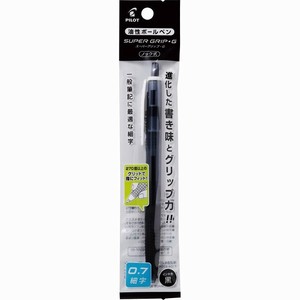 【パイロット】 油性ボールペン スーパーグリップG ノック式 0.7mm 黒 P-BSGK-10F-BB