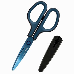【プラス】 はさみ フィットカットカーブ ST型 チタンコート ブルー 34518 SC175ST