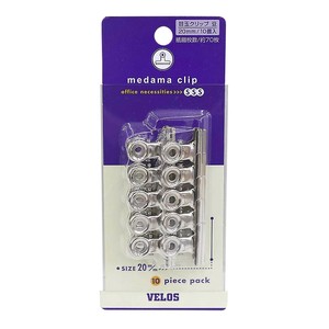 【ベロス】 目玉クリップ 豆サイズ 20mm 10個入り V15555 CS-5