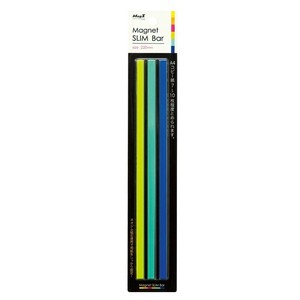 【マグエックス】 磁石 マグネットスリムバー 寒色 3本入 MSLB-220-3P-C