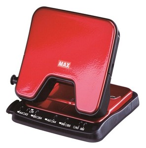 【MAX】 軽あけパンチ 　スクーバ35　 レッド