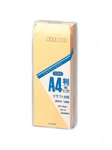 【マルアイ】 お徳用封筒 長40 A4四つ折 100枚 トク-122