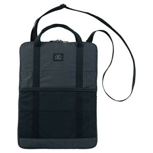 【リヒトラブ】 ALCLEA モバイルポーチ Lサイズ チャコールグレー A7926-27