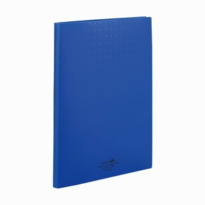 【リヒトラブ】 30穴 AQUA DROPs クリヤーブック＜ポケット交換タイプ＞ A4・S型 藍 N5015-11