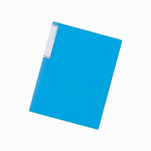 【リヒトラブ】 TEFFA クリヤーブック（スリムタイプ） A4・S型 青 N7111-8