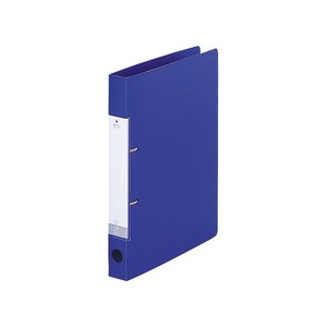 【リヒトラブ】 リクエストD型リングファイル A4S 青 G2220-8