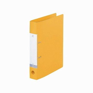 【リヒトラブ】 リクエスト D型リングファイル A4・S型 2穴 黄 G2230-5