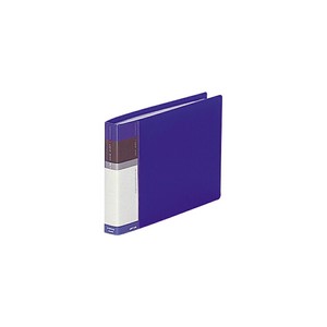 【リヒトラブ】 クリアーブック ルポワイド 青 B6E N4610-8