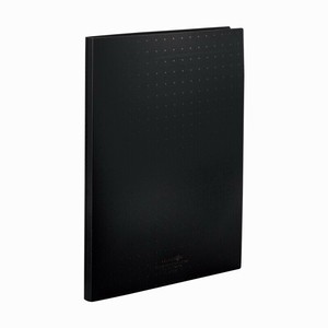 【リヒトラブ】 AQUA DROPs クリヤーブック＜ポケット交換タイプ＞ A4・S型 30穴 黒 N5015-24