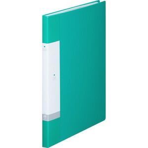 【リヒトラブ】 クリアーブック A4S 20ポケット ミドリ G3201-7 緑