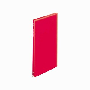 【リヒトラブ】 リクエスト 透明クリヤーブック A4・S型 レッド G3101-3