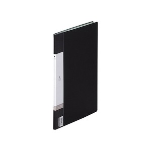 【リヒトラブ】 クリアーブック A4S 10ポケット 黒 G3200-24
