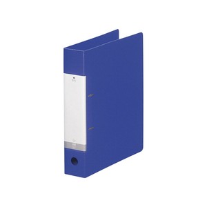【リヒトラブ】 リクエストD型リングファイル A4S 青 G2240-8