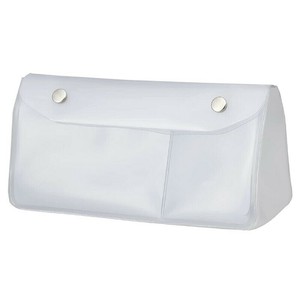 【リヒトラブ】ALCLEA トライアングル ペンケース 透明 A7942-1 抗菌 PVC 大容量 クリヤー