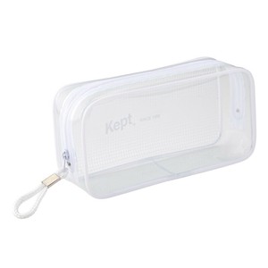 【レイメイ藤井】 Kept クリアペンポーチ ホワイト KPF902W ペンケース