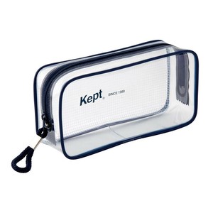 【レイメイ藤井】 Kept クリアペンポーチ ネイビー KPF902K ペンケース