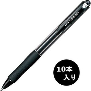 【三菱鉛筆】 VERY楽ノック 黒1.0 10本入 SN1001010P.24 油性ボールペン