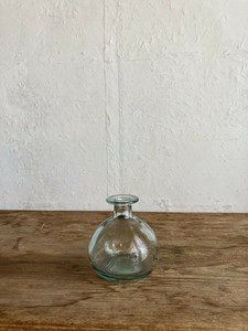 リサイクルガラス FLORERO BOTELLA ラウンド　花瓶/植物/園芸/ディスプレイ