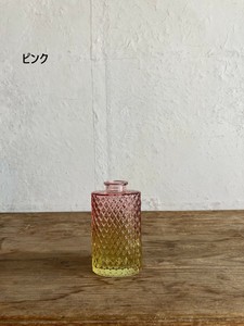 プチフラワーベース ダイヤ グラデーション　花瓶/植物/園芸/ディスプレイ