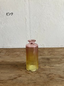 プチフラワーベース ストライプ グラデーション　花瓶/植物/園芸/ディスプレイ