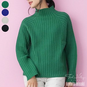 2025年新商品 毛衣/针织衫 麻花针织 女士 毛衣 高领
