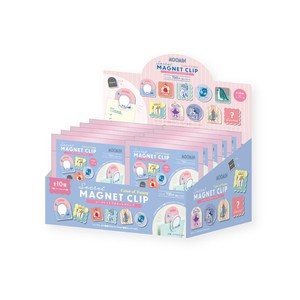 1月新発売　ムーミン シークレットマグネットクリップ　10個入BOX