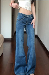 デニムパンツ   無地  快適 レディース ファッション  DYLA1129